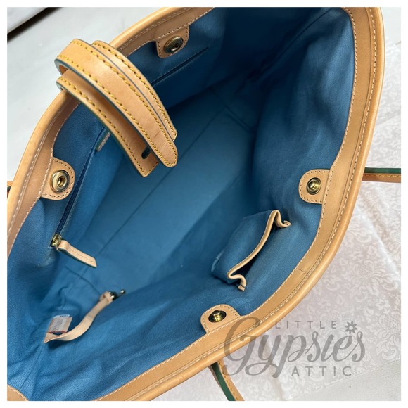 *SOLD* Vintage Dooney & Bourke Tangerine Tote - Picture 6 of 16